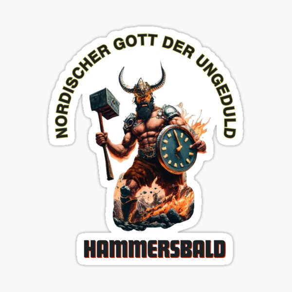 Item preview, Norse god of impatience ~ Hammersbald designed and sold by Superdealkoeln.