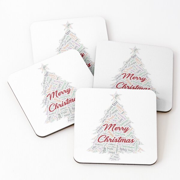 Item preview, Christmas Tree Wordcloud for Lighter Backgrounds designed and sold by WordsYouLove.