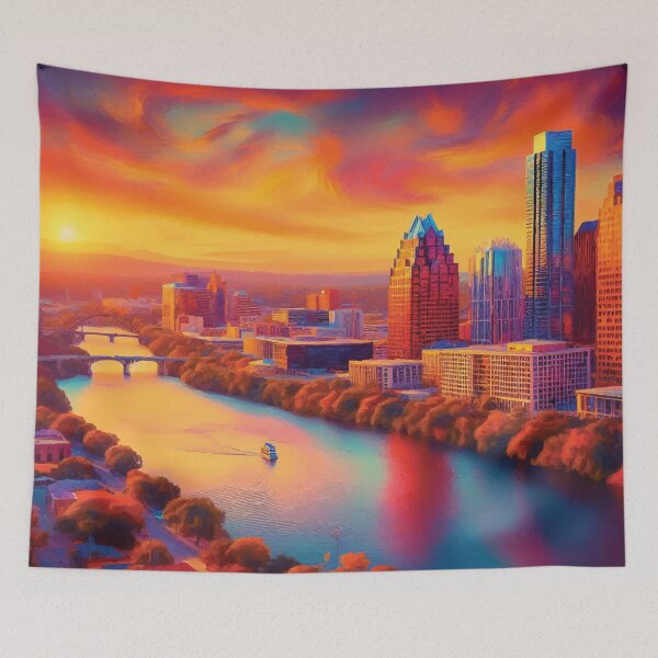 Item preview, Austin at Sunset designed and sold by badguyduh.
