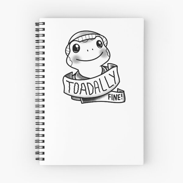 Item preview, Tattoo style Toadally FINE! With happy toad.  designed and sold by jazzydevil.