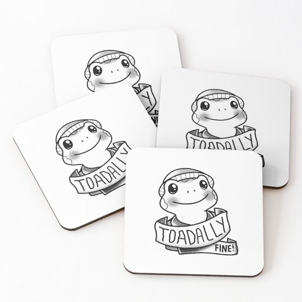 Item preview, Tattoo style Toadally FINE! With happy toad.  designed and sold by jazzydevil.