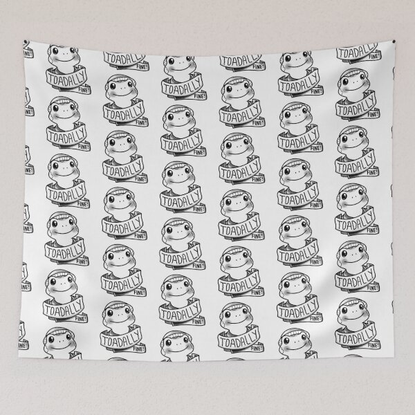 Item preview, Tattoo style Toadally FINE! With happy toad.  designed and sold by jazzydevil.