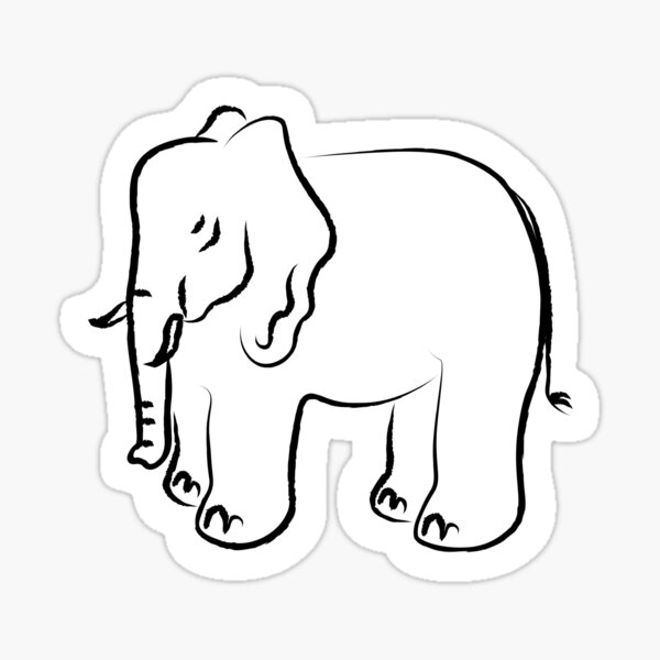 Item preview, White Elephant. designed and sold by ATRA COMETA SHOP.