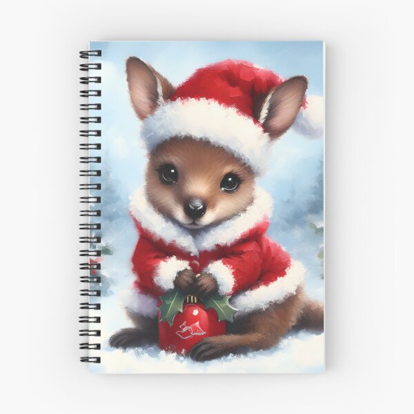 Item preview, kangaroo in christmas mood designed and sold by KateBlakeO.
