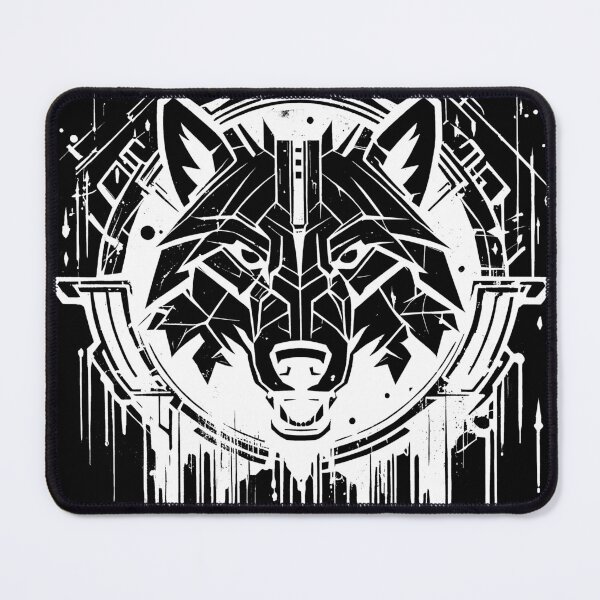 Item preview, WHITE CYBERWOLF designed and sold by Association AREMIS DEFENSE FORCE.