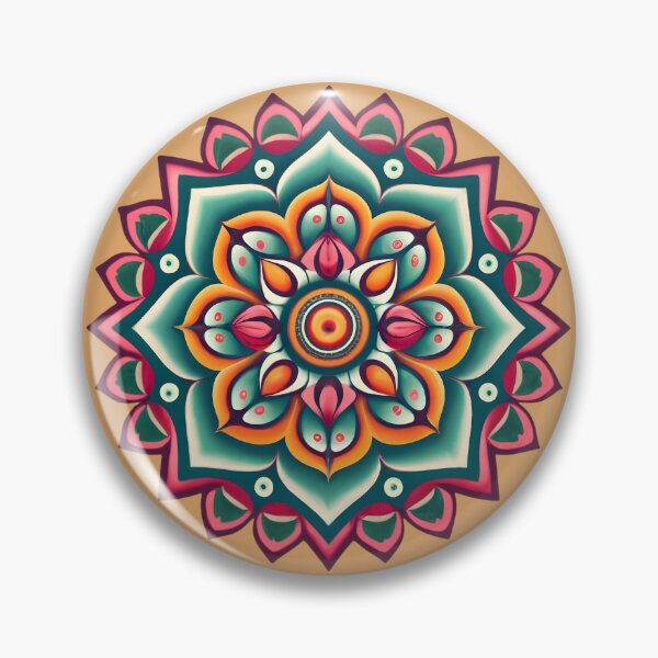 Item preview, Colourful Rangoli Flower - Design & Pattern designed and sold by Jollys-ArtShop.