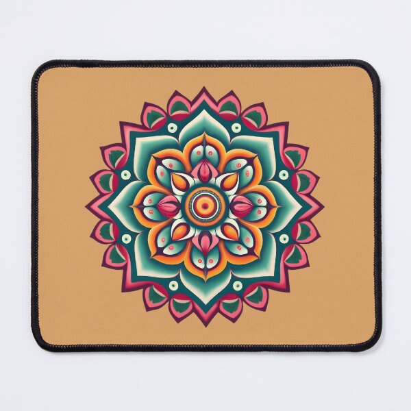 Item preview, Colourful Rangoli Flower - Design & Pattern designed and sold by Jollys-ArtShop.