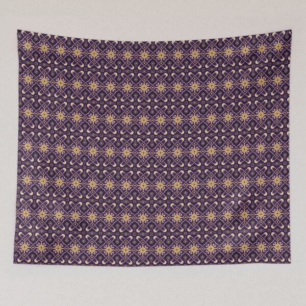 Item preview, Dark Purple and Gold Pattern designed and sold by PatternMyHome.