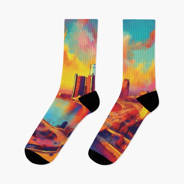 Item preview, Detroit al atardecer designed and sold by badguyduh.