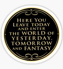 MK Entrance Plaque Sticker
