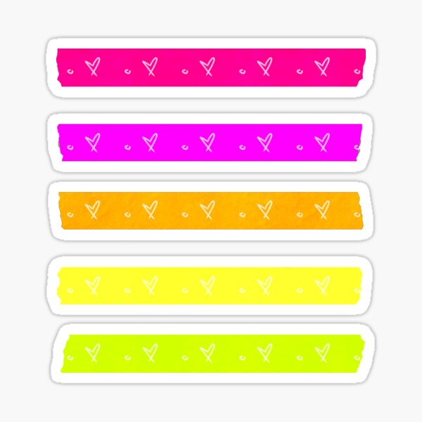 Artikel-Vorschau von  Kidcore Pastell Washi Pack strukturiert, designt und verkauft von Kayochine.