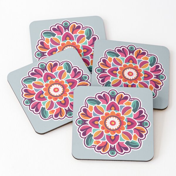 Item preview, Modern Floral Rangoli Art - Design & Pattern designed and sold by Jollys-ArtShop.