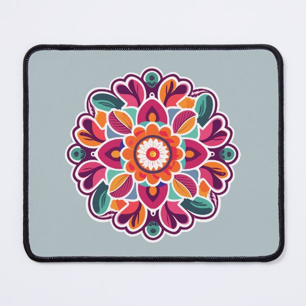 Item preview, Modern Floral Rangoli Art - Design & Pattern designed and sold by Jollys-ArtShop.