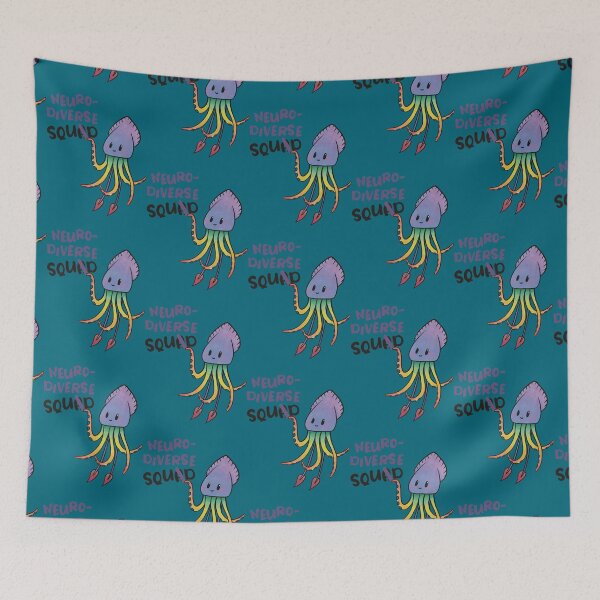 Item preview, Neurodiverse Squid designed and sold by hungerf.
