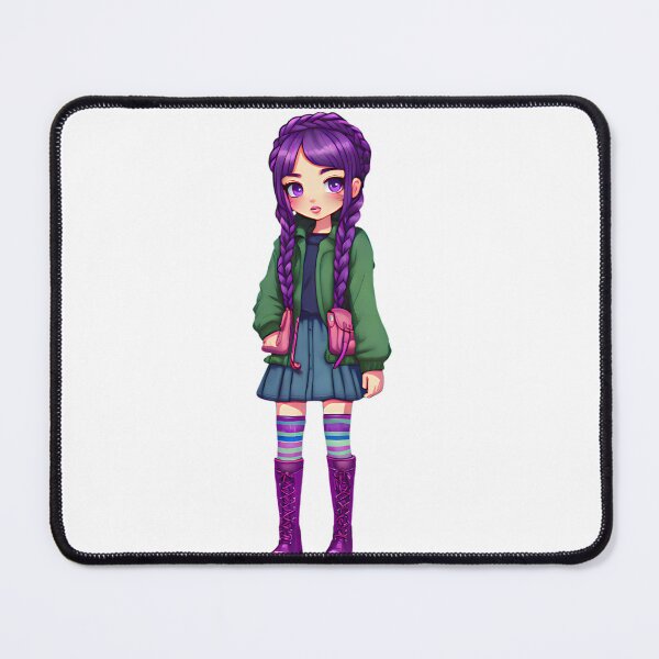 Item preview, Gothic girl - purple designed and sold by JiffyGirls.