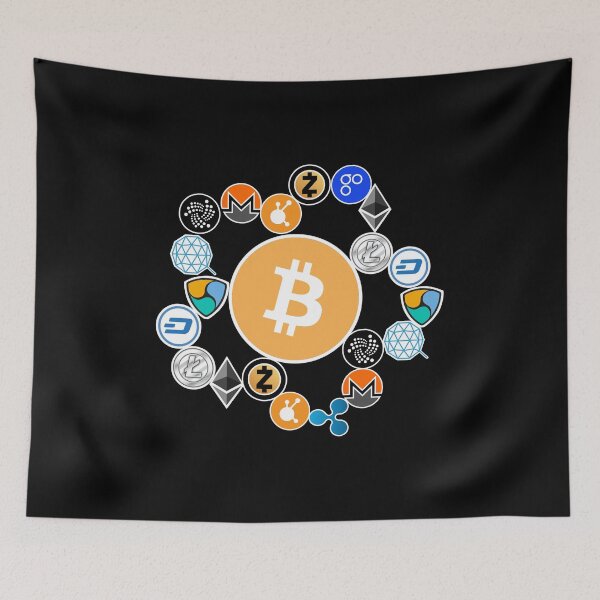 Item preview, Cryptocurrency t-shirt. Best crypto logos designed and sold by flexify.