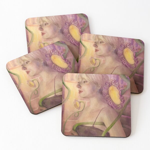 Item preview, “Talking Flowers” Watercolor Painting designed and sold by abbruthart.
