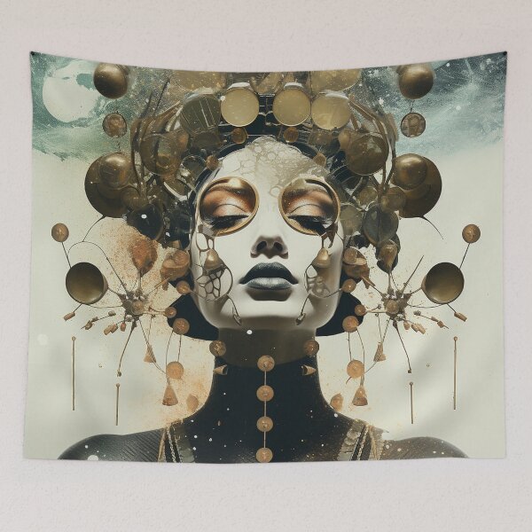 Item preview, Afrofuturism Art designed and sold by MidJourneymen.