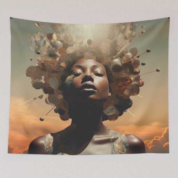 Item preview, Afrofuturism Art designed and sold by MidJourneymen.