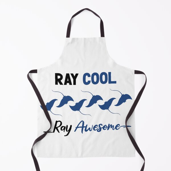 Item preview, Ray Cool, Ray Awesome - Ray and Marine Biology Lover (Black and Dark Blue Design) designed and sold by Spiprinto.