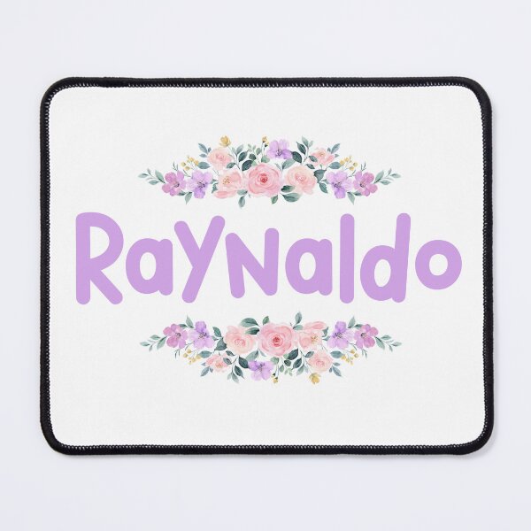 Item preview, Purple Flower Raynaldo Name Label designed and sold by NormadWorld.