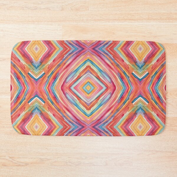 Item preview, Rainbow squared designed and sold by MoxisWatercolor.
