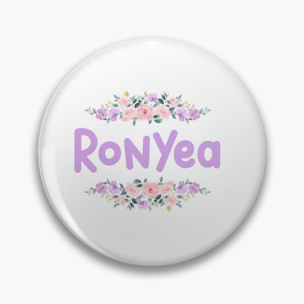 Item preview, Purple Flower Ronyea Name Label  designed and sold by NormadWorld.