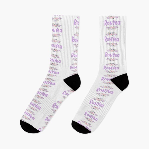 Item preview, Purple Flower Ronyea Name Label  designed and sold by NormadWorld.