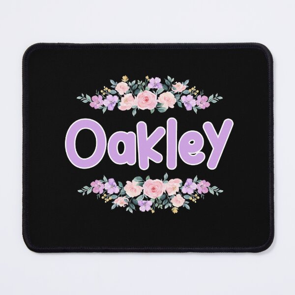 Item preview, Purple Flower Oakley Name Label (Black) designed and sold by NormadWorld.