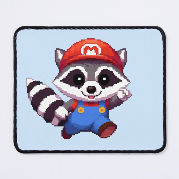 Item preview, Gaming Raccoon designed and sold by QuickSticker.