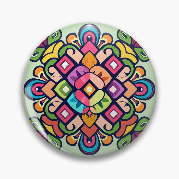 Artikelvorschau, Abstraktes Rangoli-Design und Muster entworfen und verkauft von Jollys-ArtShop.