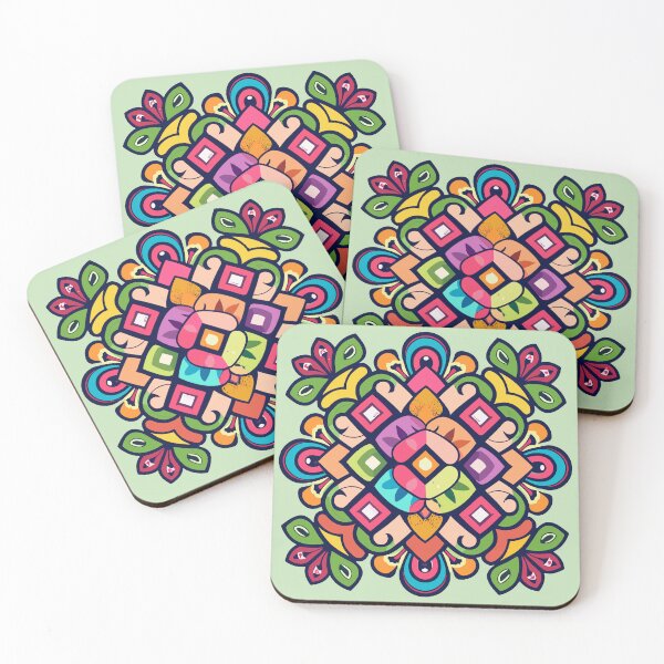 Artikelvorschau, Abstraktes Rangoli-Design und Muster entworfen und verkauft von Jollys-ArtShop.