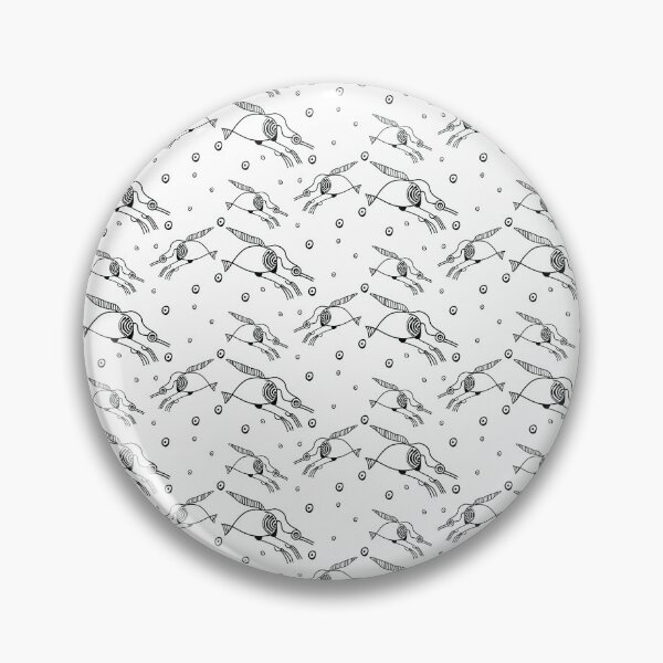 Item preview, Cypriot Bird Style Pattern #4 designed and sold by Aeterna Prints.