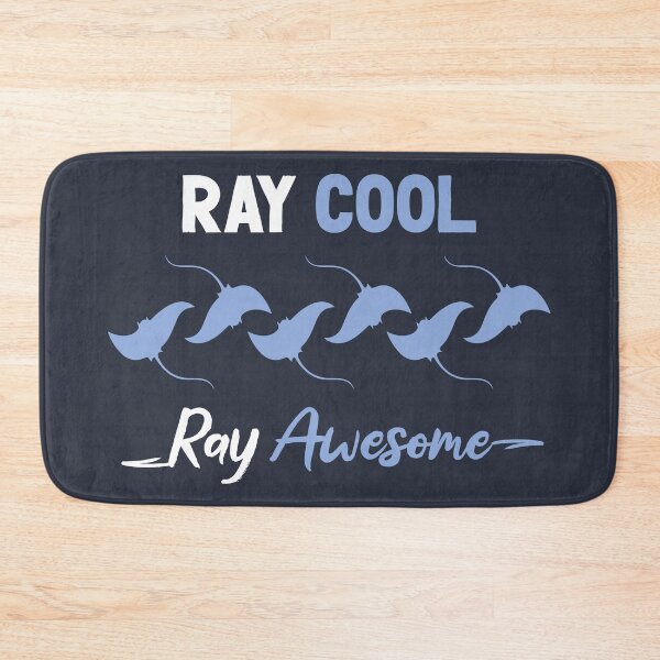 Item preview, Ray Cool, Ray Awesome - Ray and Marine Biology Lover (White and Light Blue Design) designed and sold by Spiprinto.
