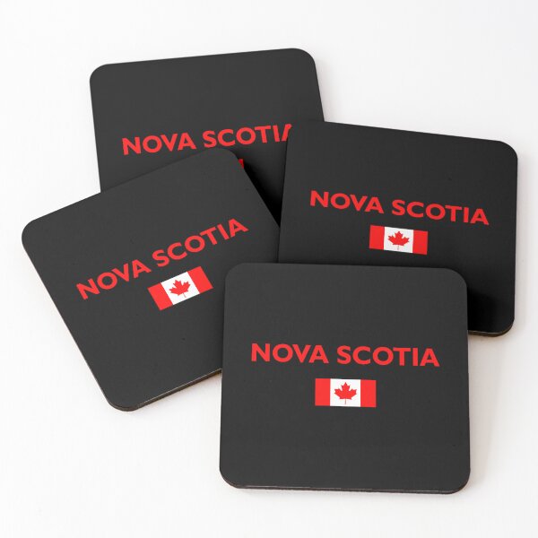 Item preview, Nova Scotia Canada Canadian Flag Dark Color designed and sold by TinyStarCanada.
