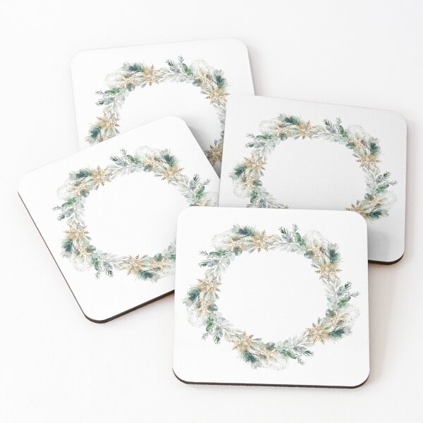 Item preview, Gilded Evergreens: Watercolor Whispers of Winter designed and sold by EmeraldeaDesign.