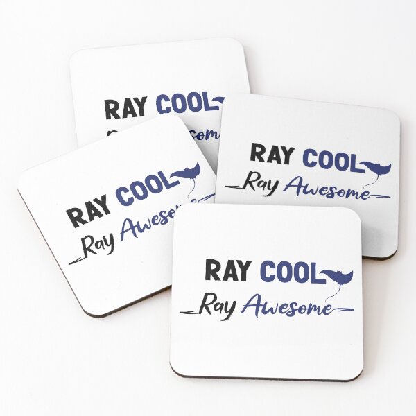 Item preview, Ray Cool, Ray Awesome - Ray and Marine Biology Lover (Black and Dark Blue Design) 2 designed and sold by Spiprinto.