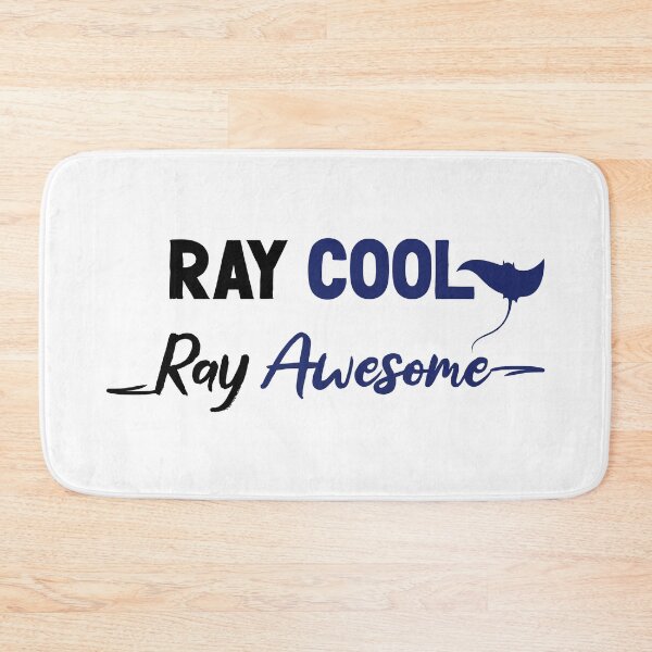 Item preview, Ray Cool, Ray Awesome - Ray and Marine Biology Lover (Black and Dark Blue Design) 2 designed and sold by Spiprinto.