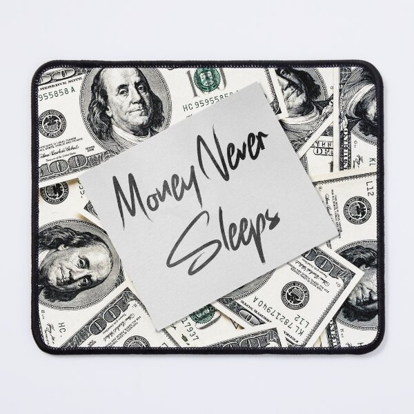 Item preview, Dollar Money Never Sleeps , motivation business designed and sold by MarketVisionAV.