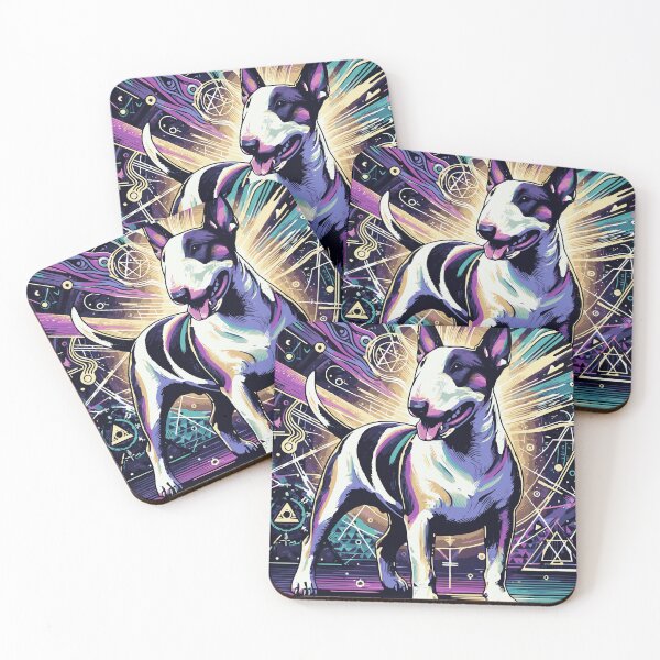 Item preview, Galactic Guardian Bullterrier: Starry-Eyed Sentinel designed and sold by ToastistheTruth.
