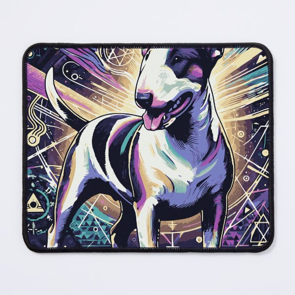 Item preview, Galactic Guardian Bullterrier: Starry-Eyed Sentinel designed and sold by ToastistheTruth.