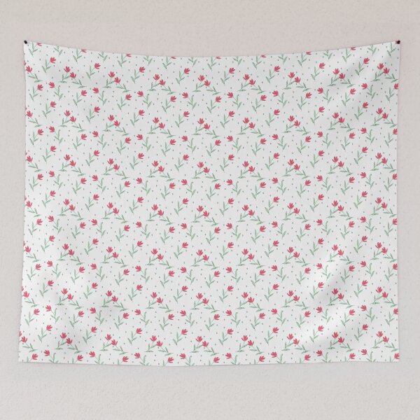 Item preview, Delicate  wild flowers - expressive botanical pattern. designed and sold by My-fake-places.