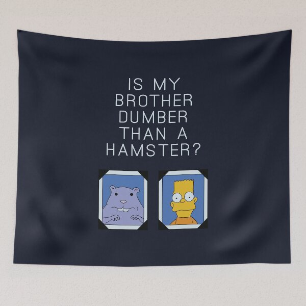 Item preview, Is My Brother Dumber Than A Hamster? designed and sold by REALsaintpetty.
