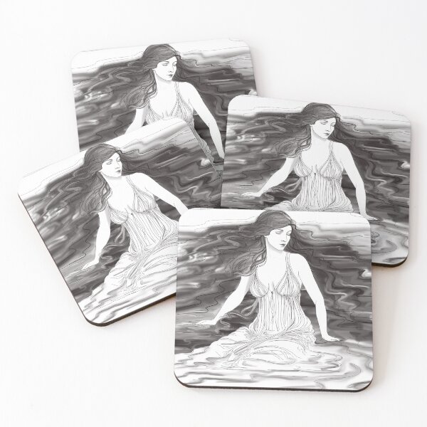 Item preview, Hafren River Goddess Sabrina designed and sold by TraceyEvansArt.