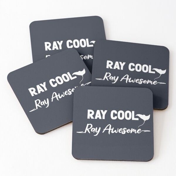 Item preview, Ray Cool, Ray Awesome - Ray and Marine Biology Lover (White Design) 2 designed and sold by Spiprinto.