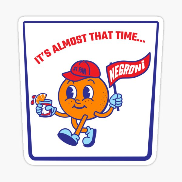 Item preview, Negroni Time designed and sold by BadDadPhotoShop.