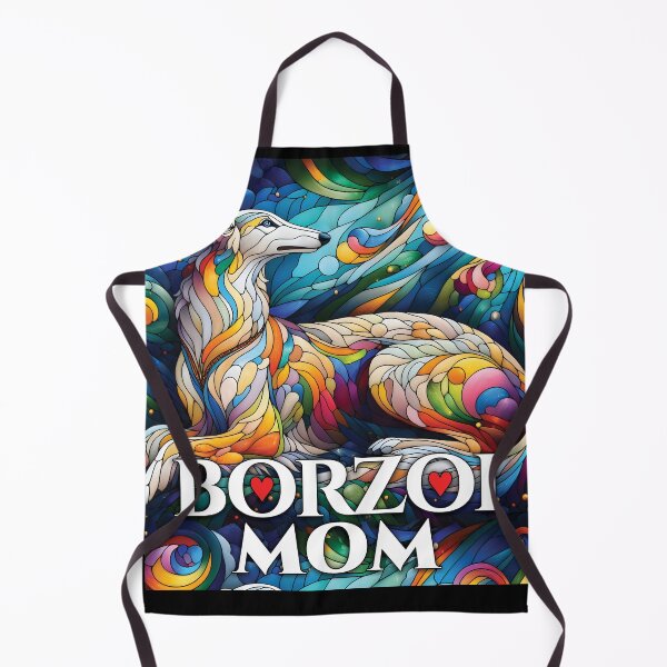 Item preview, Borzoi mom, stained glass. I love borzois. designed and sold by MrPila.