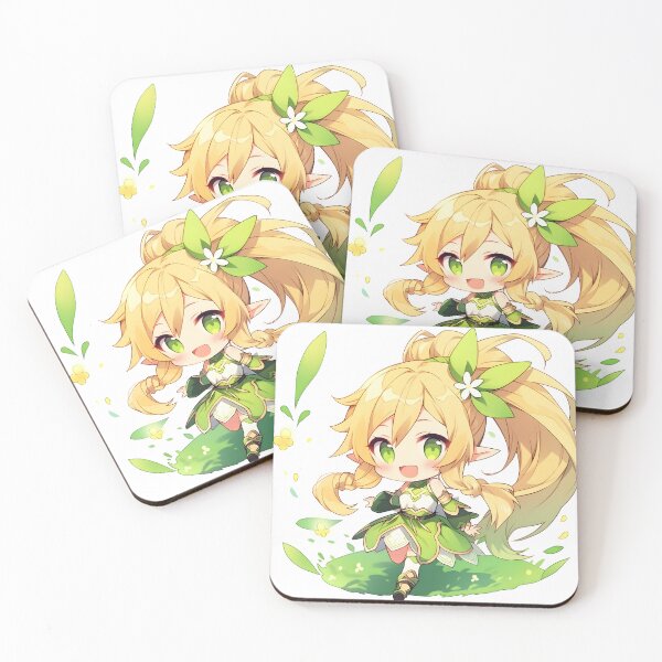 Item preview, Leafa SAO Cute Anime Girl – Chibi Style designed and sold by DGitaldreamgirl.