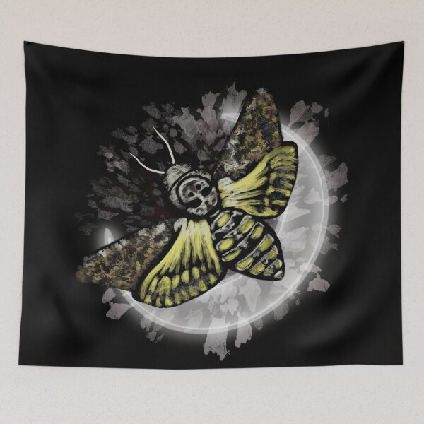 Item preview, Deaths Head Moth & Moon designed and sold by kkraemer151.