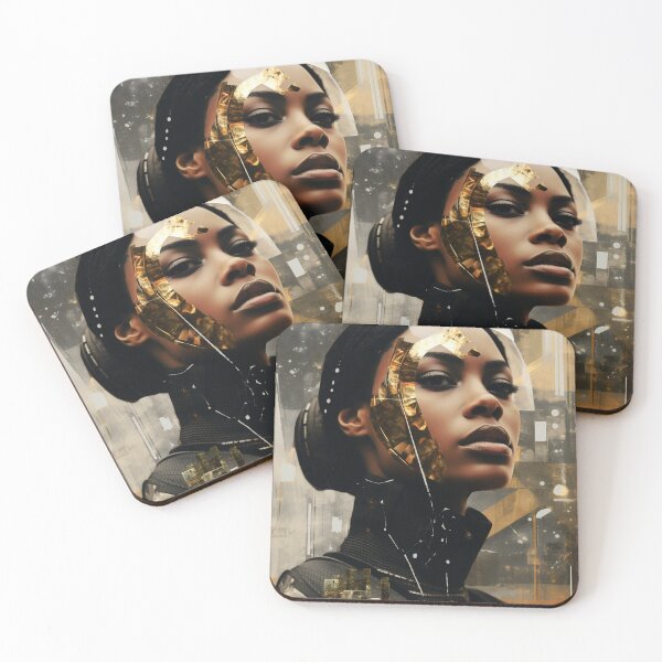 Item preview, Afrofuturism Art designed and sold by MidJourneymen.